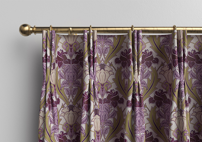 Acanthus, Berry - Made to Measure Curtains - Image 11